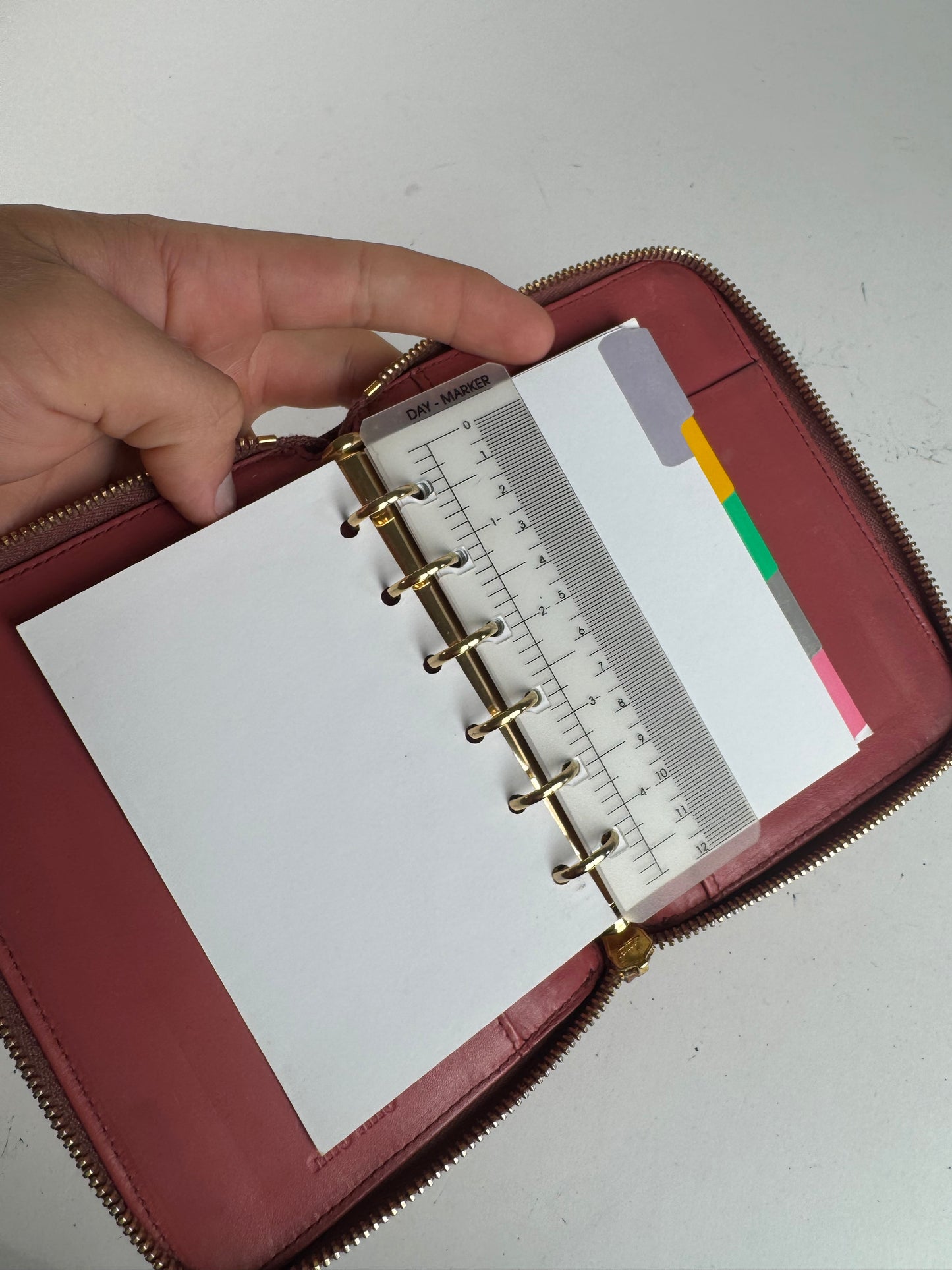 Vintage Miu Miu Leather organizer Orange