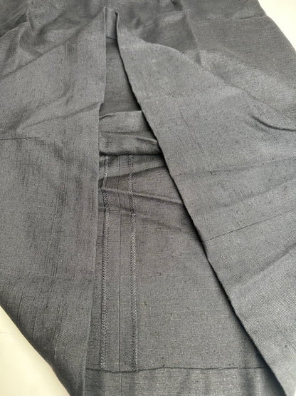 Vintage Givenchy Linen Dress Black M