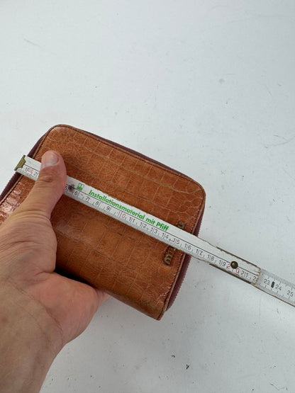 Vintage Miu Miu Leather organizer Orange