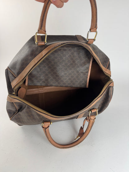 Sac de sport vintage Céline Paris Triomphe Monogram marron