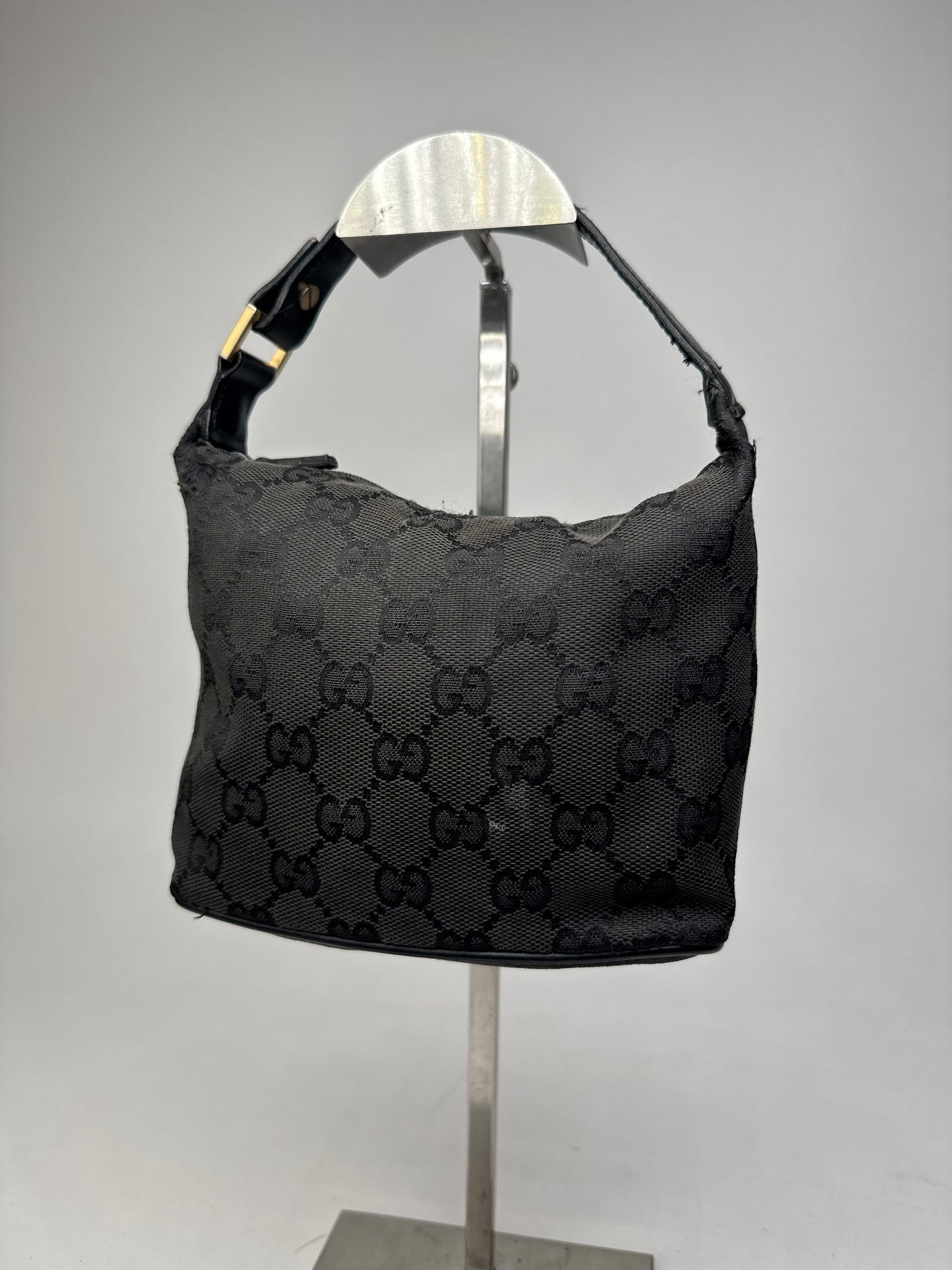 Vintage Mini Gucci Monogram Bag black brown