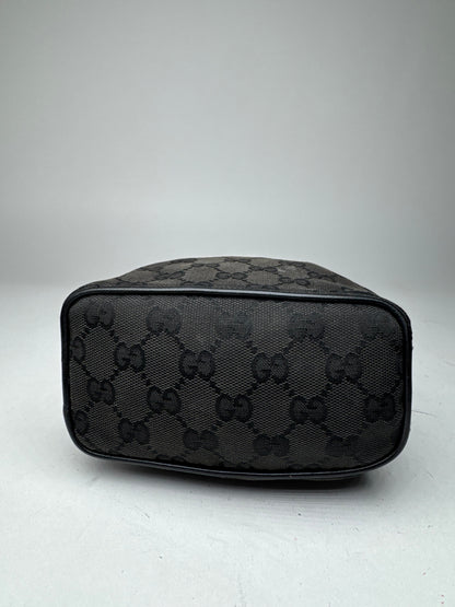 Vintage Mini Gucci Monogram Bag black brown