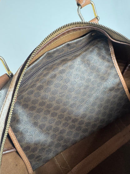 Sac de sport vintage Céline Paris Triomphe Monogram marron