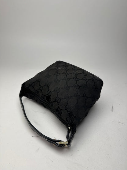Vintage Mini Gucci Monogram Bag black brown