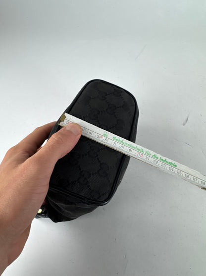 Vintage Mini Gucci Monogram Bag black brown