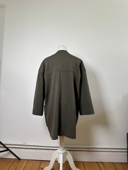 Vintage Givenchy Cotton Blend Coat Olive Green L