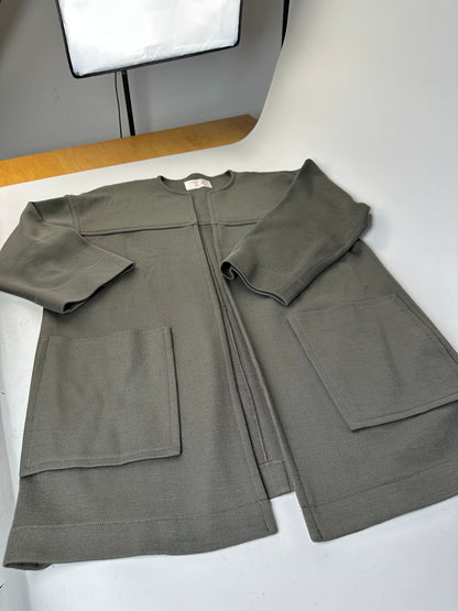 Vintage Givenchy Cotton Blend Coat Olive Green L