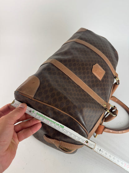 Sac de sport vintage Céline Paris Triomphe Monogram marron