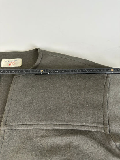 Vintage Givenchy Cotton Blend Coat Olive Green L
