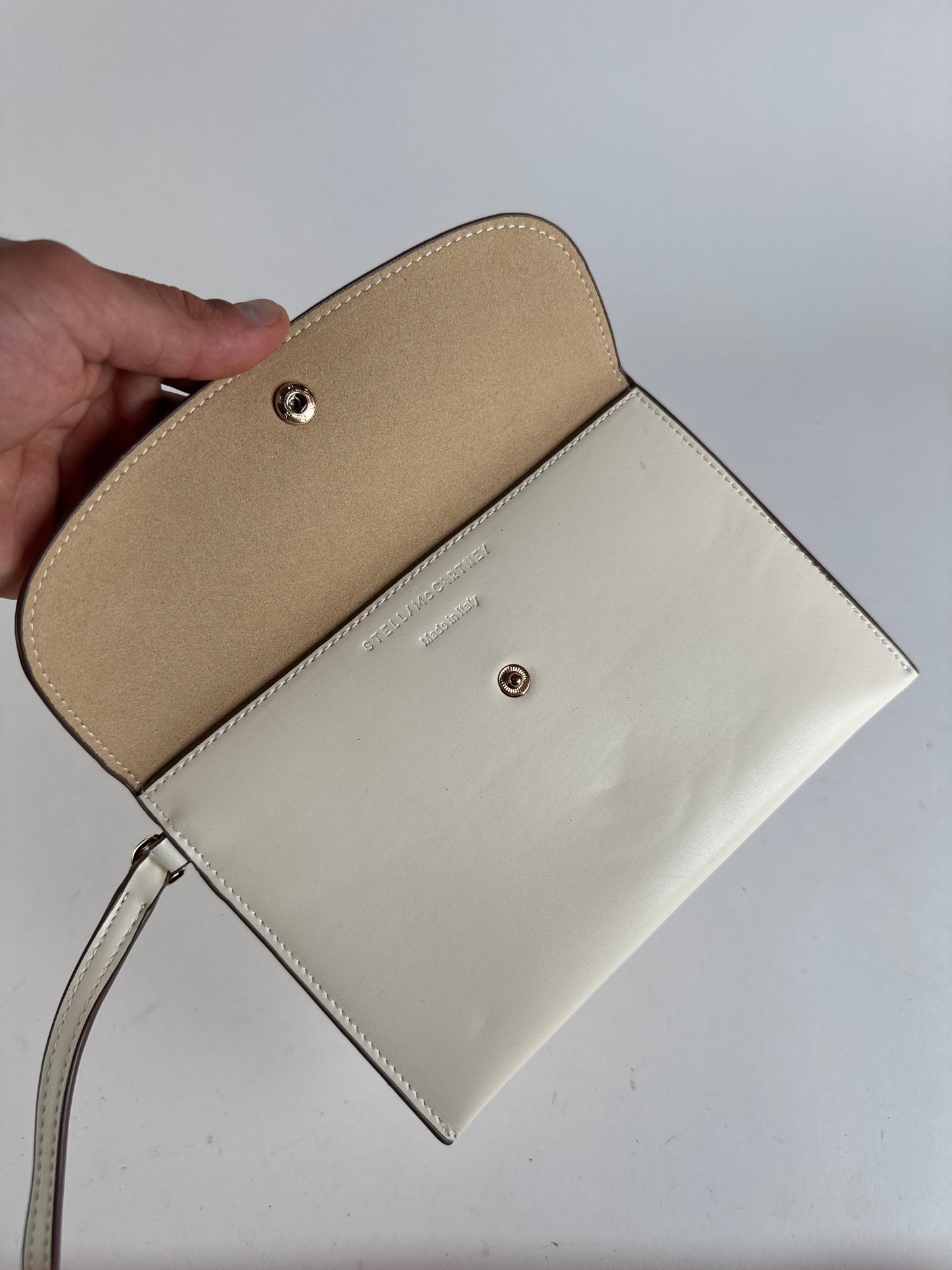 Pochette vintage en cuir végétalien Stella Mc Cartney