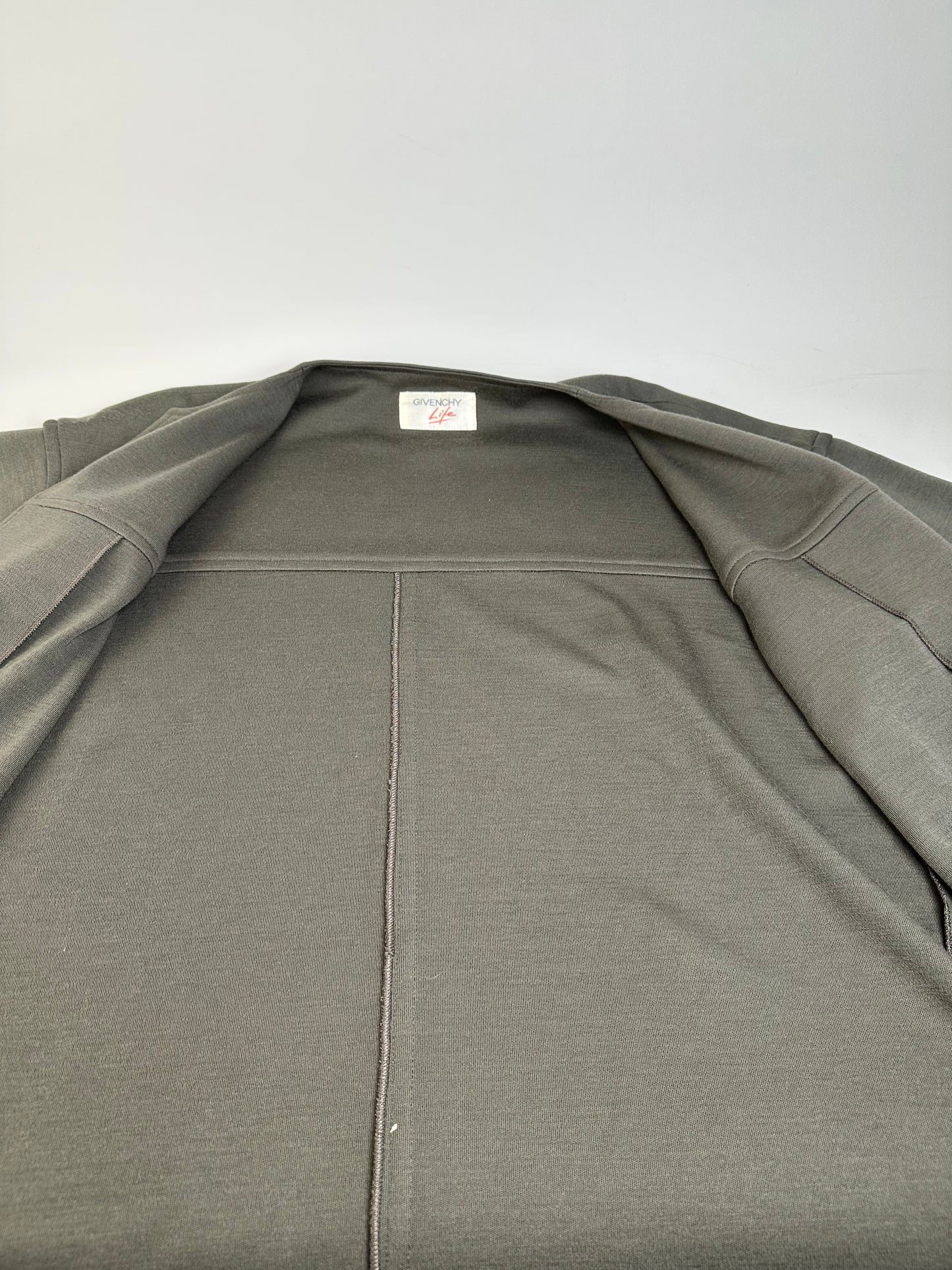 Vintage Givenchy Cotton Blend Coat Olive Green L