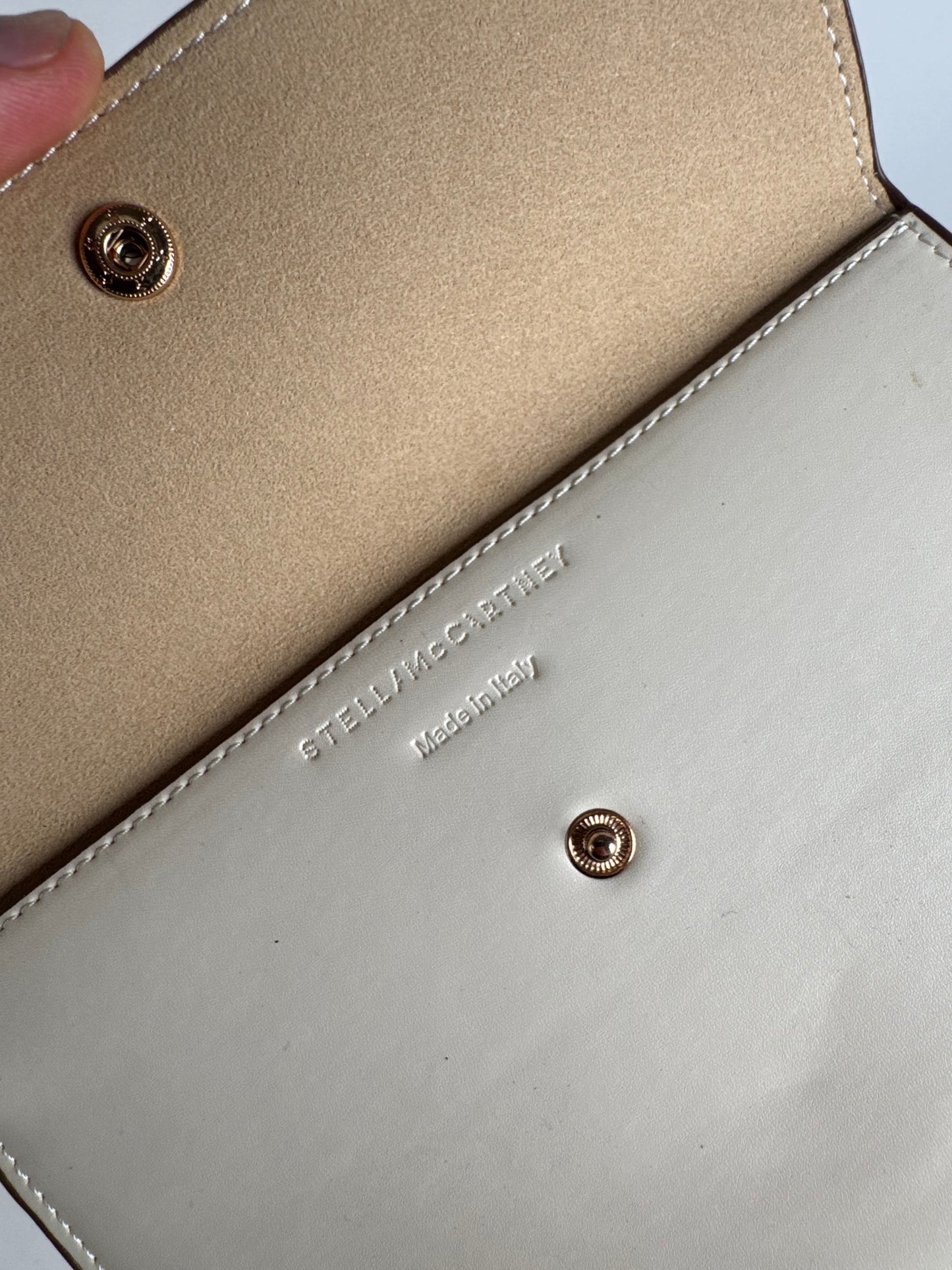 Pochette vintage en cuir végétalien Stella Mc Cartney