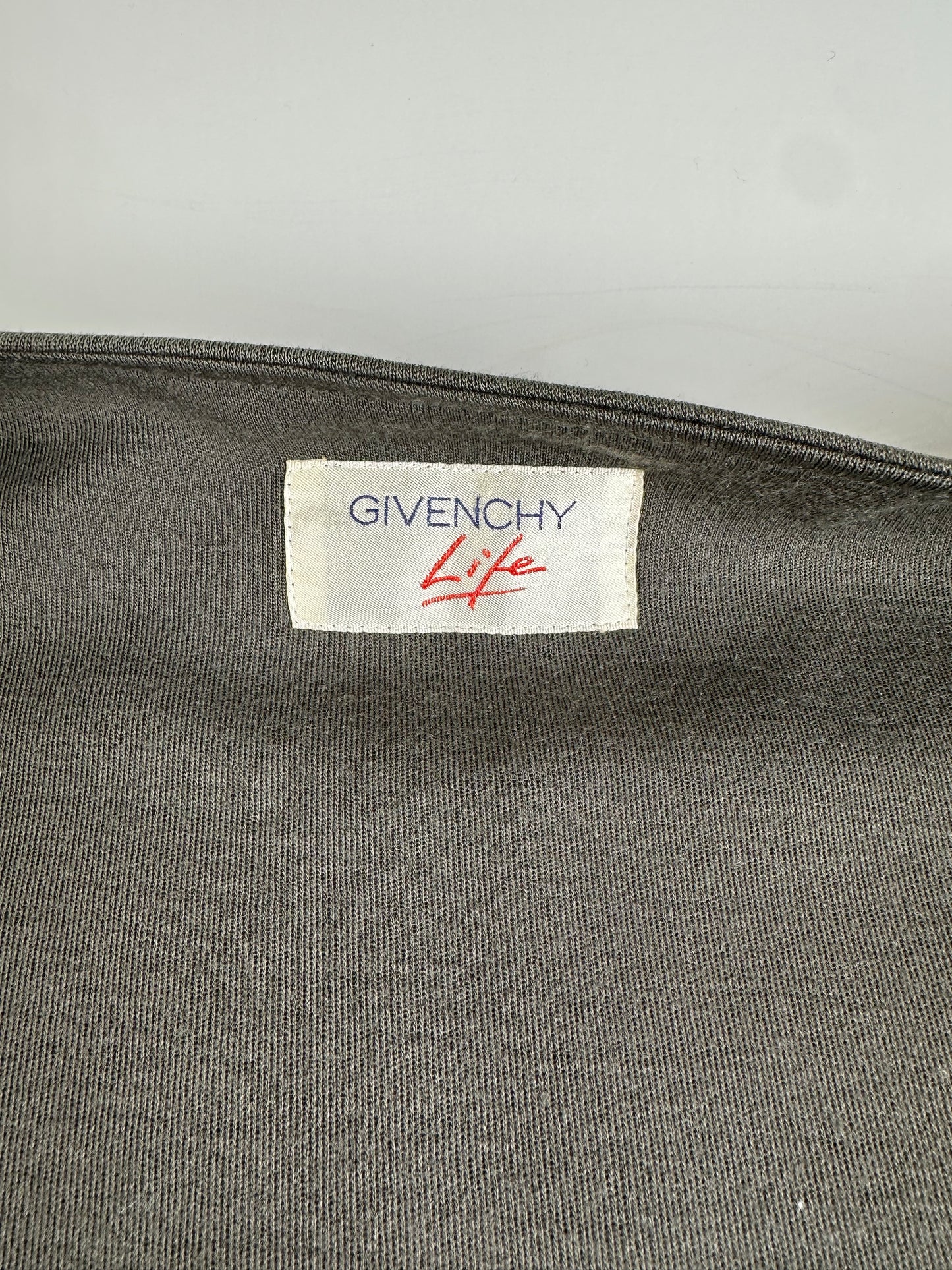 Vintage Givenchy Cotton Blend Coat Olive Green L