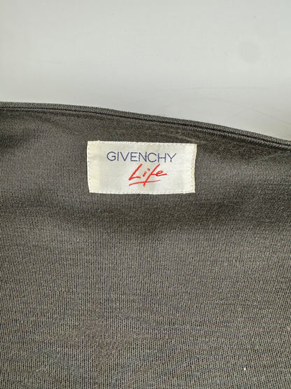 Vintage Givenchy Cotton Blend Coat Olive Green L