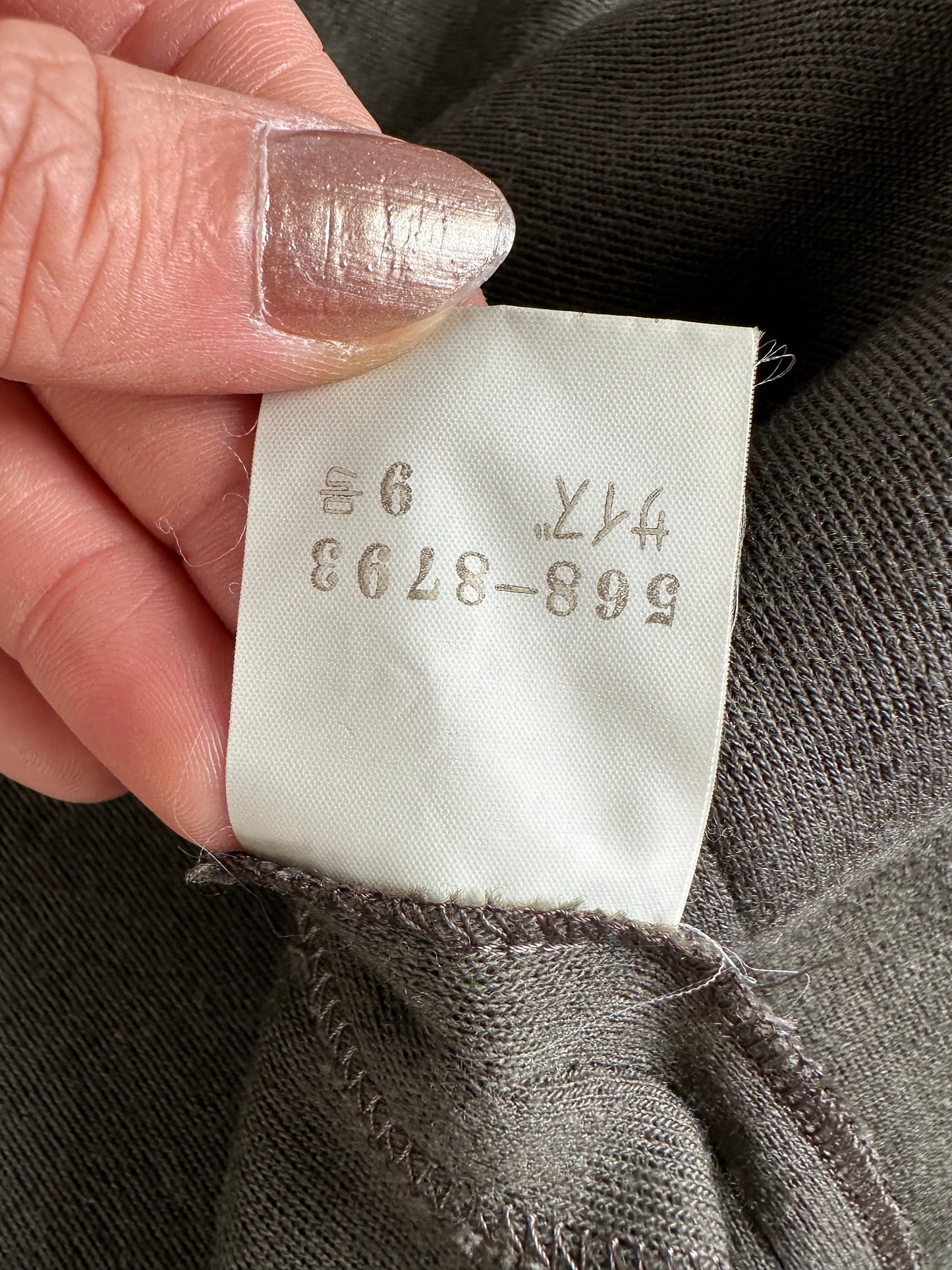 Vintage Givenchy Cotton Blend Coat Olive Green L