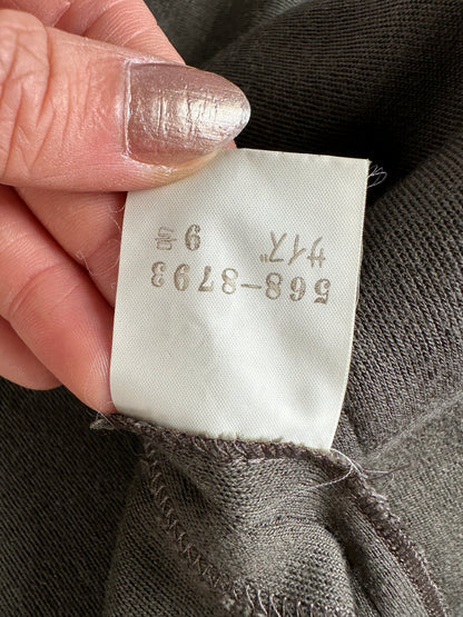 Vintage Givenchy Cotton Blend Coat Olive Green L
