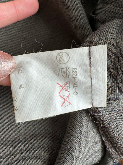 Vintage Givenchy Cotton Blend Coat Olive Green L