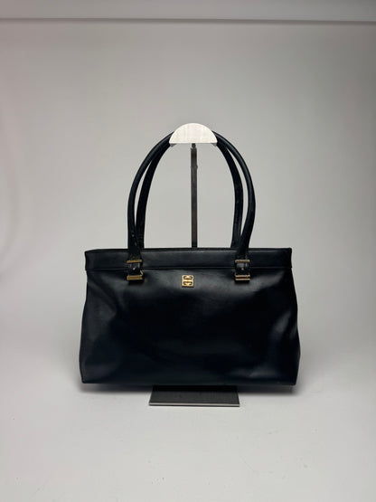 Vintage Givenchy 4G leather bag black