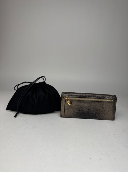 Vintage Loewe Madrid Leather Wallet Anthracite