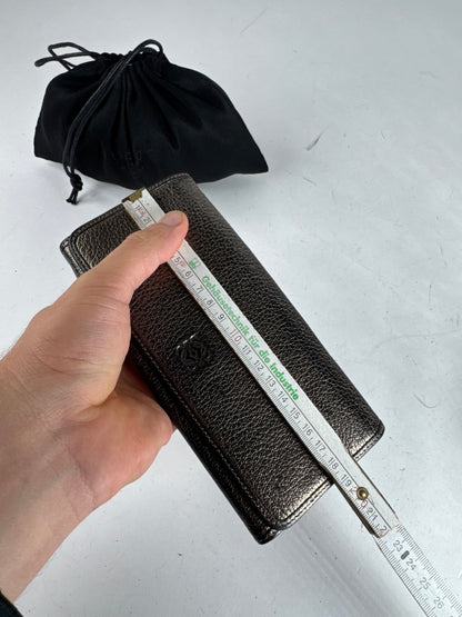 Vintage Loewe Madrid Leather Wallet Anthracite