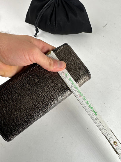 Vintage Loewe Madrid Leather Wallet Anthracite