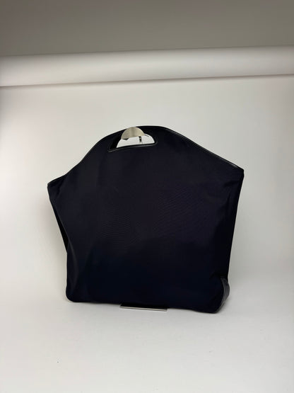 Vintage Loewe Madrid Leather neoprene bag navy black