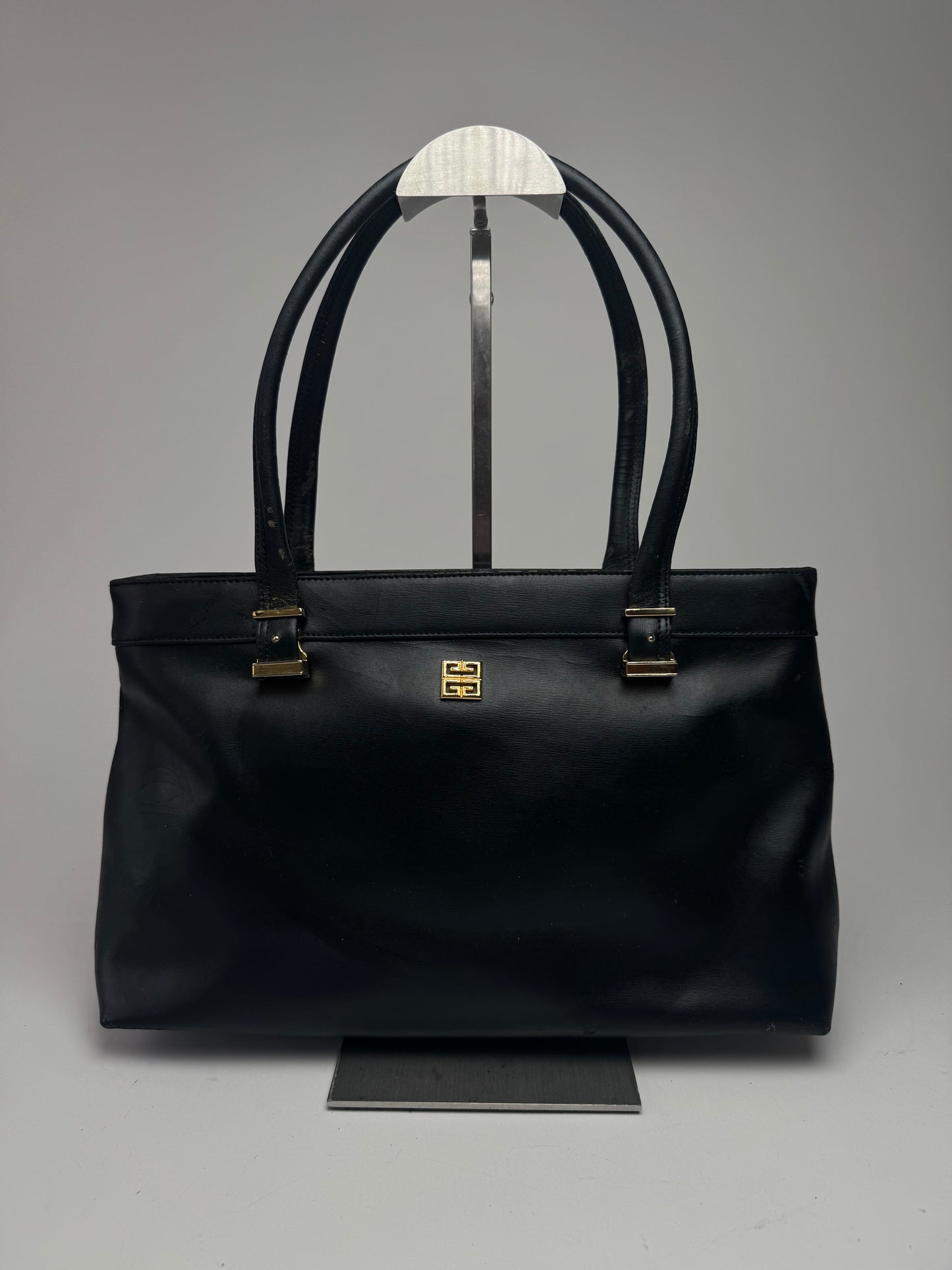 Vintage Givenchy 4G leather bag black