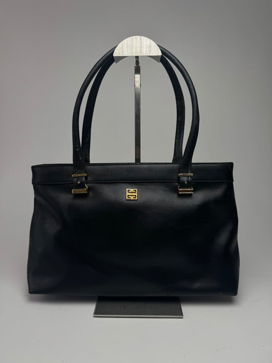 Vintage Givenchy 4G leather bag black