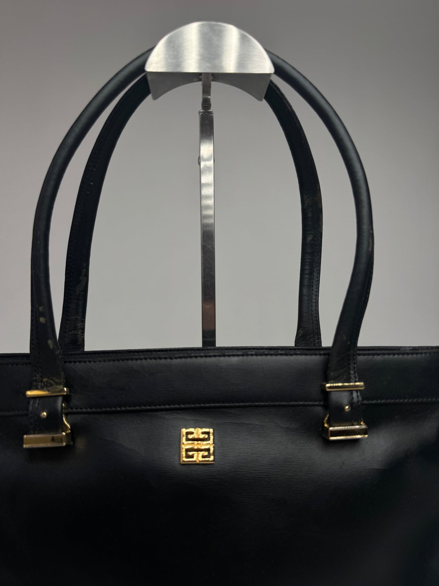 Vintage Givenchy 4G leather bag black