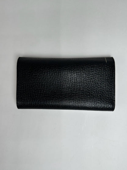 Vintage Loewe Madrid Leather Wallet Black