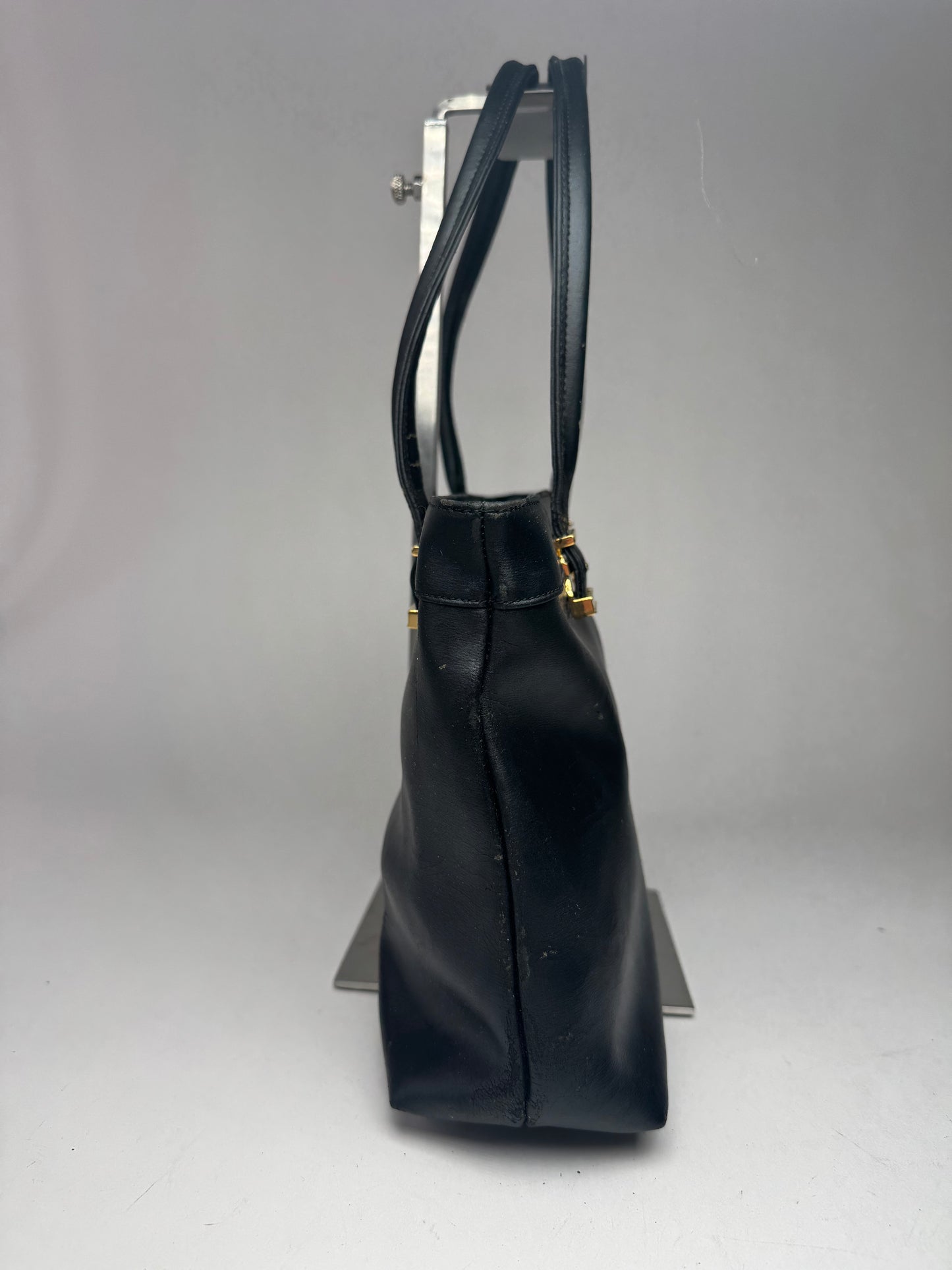 Vintage Givenchy 4G leather bag black