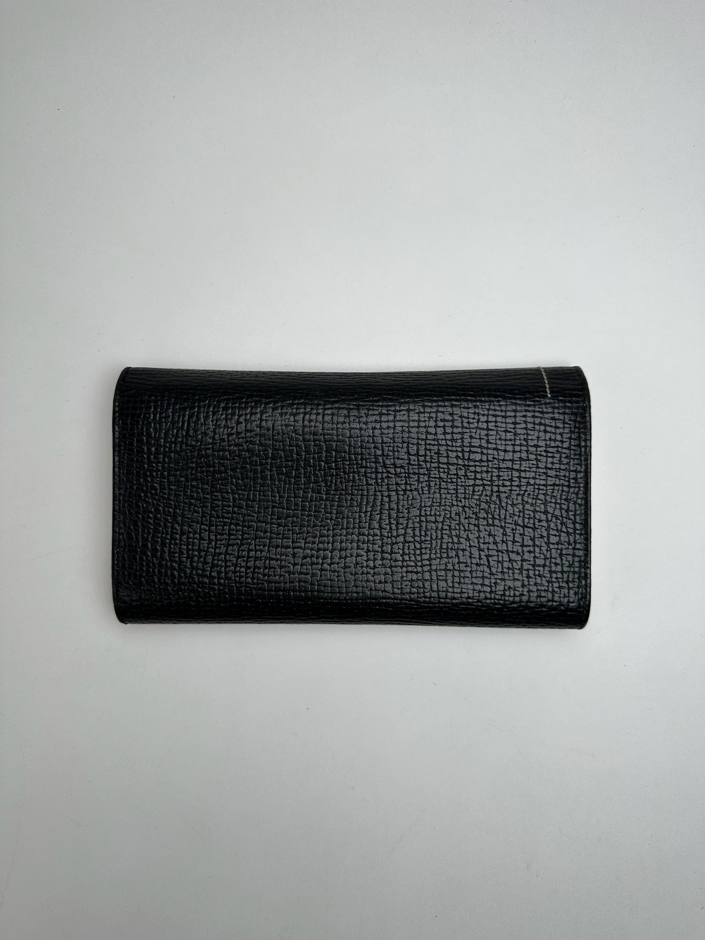 Vintage Loewe Madrid Leather Wallet Black
