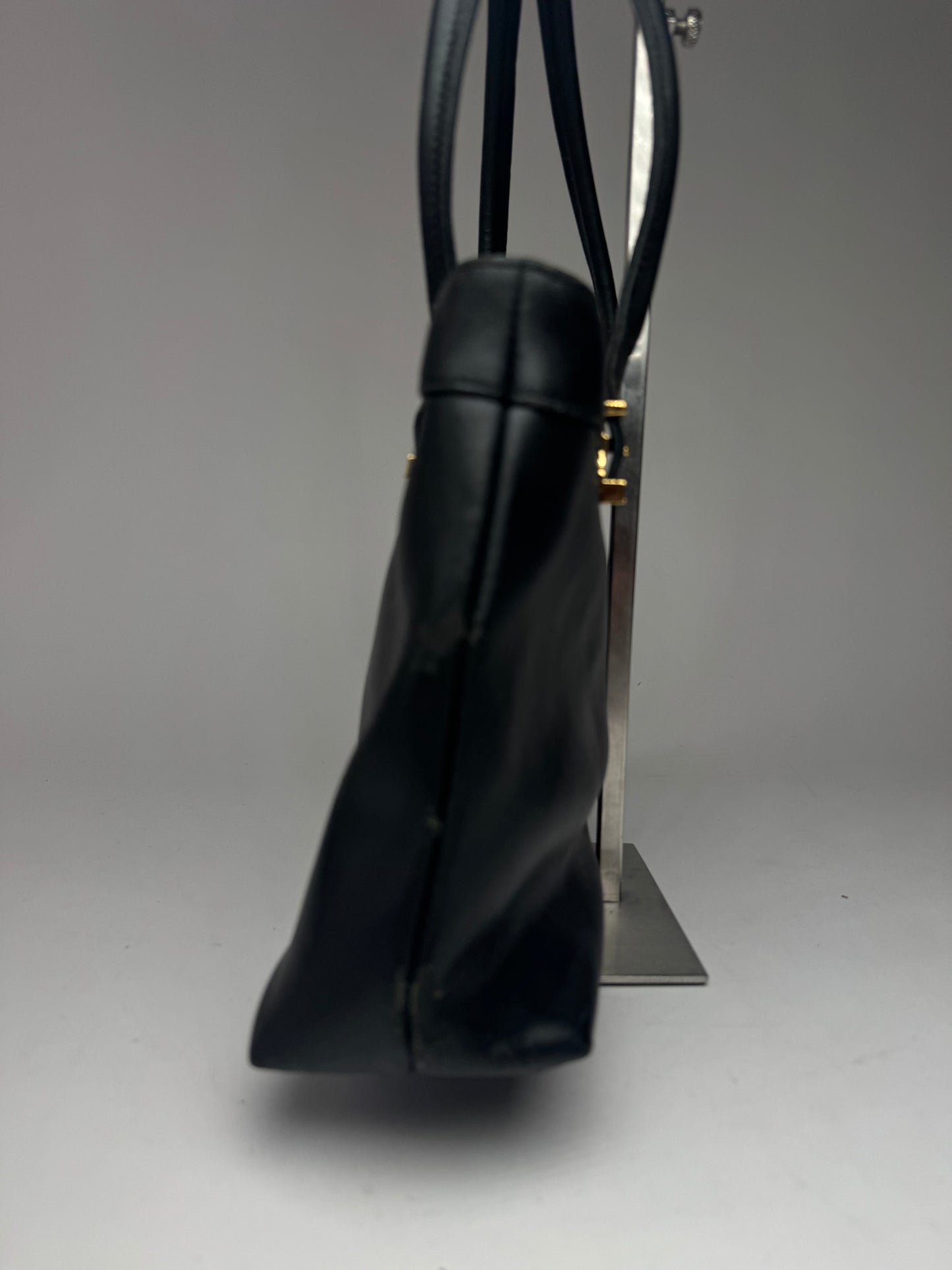 Vintage Givenchy 4G leather bag black