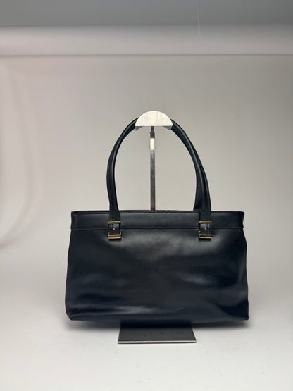 Vintage Givenchy 4G leather bag black