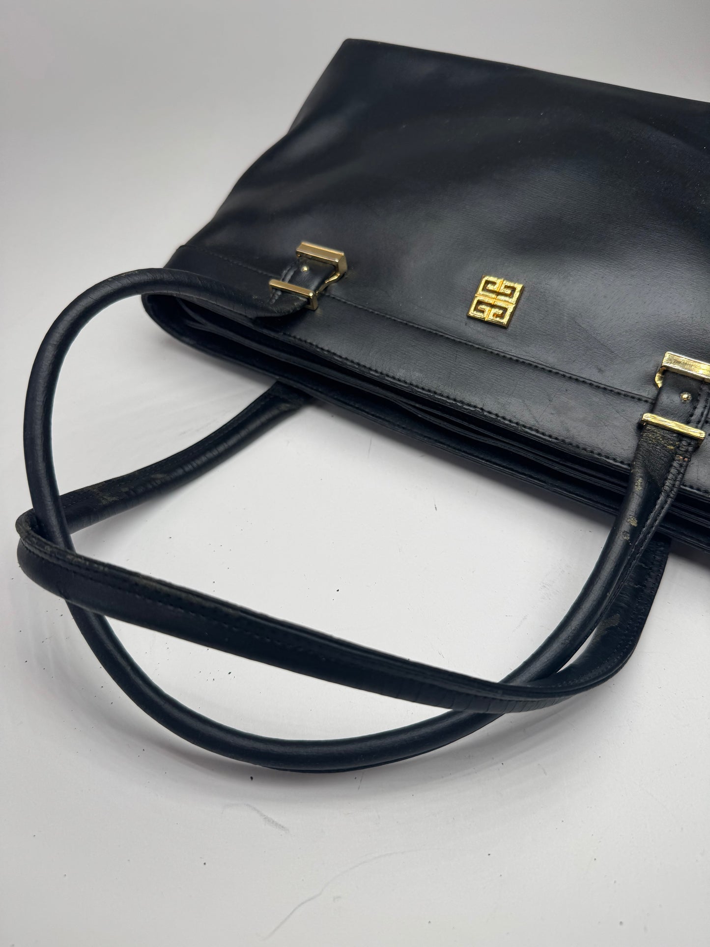 Vintage Givenchy 4G leather bag black