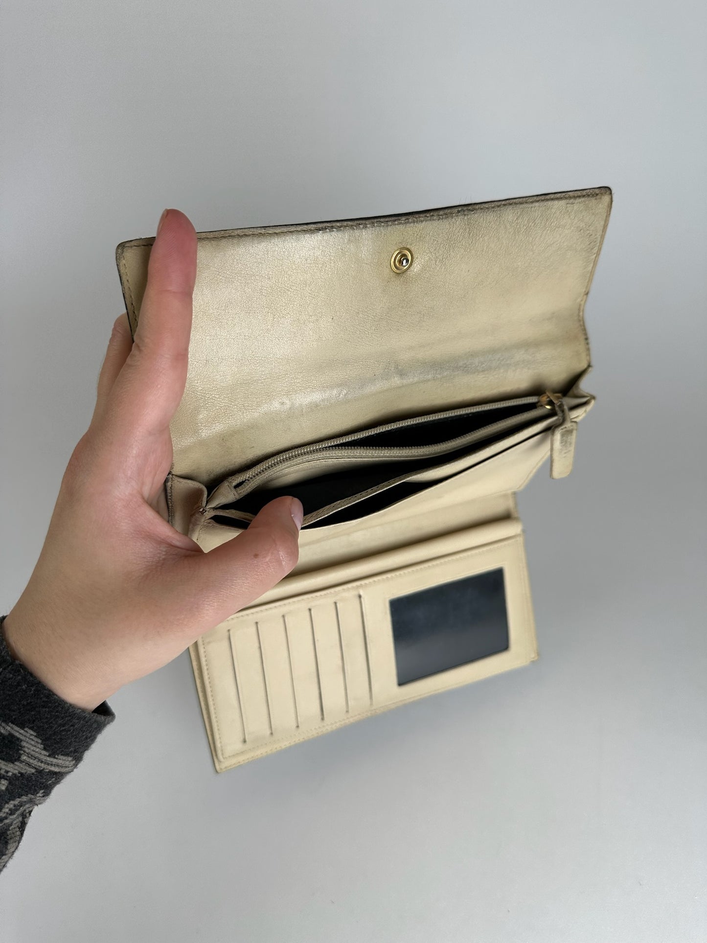 Vintage Loewe Madrid Leather Wallet Black