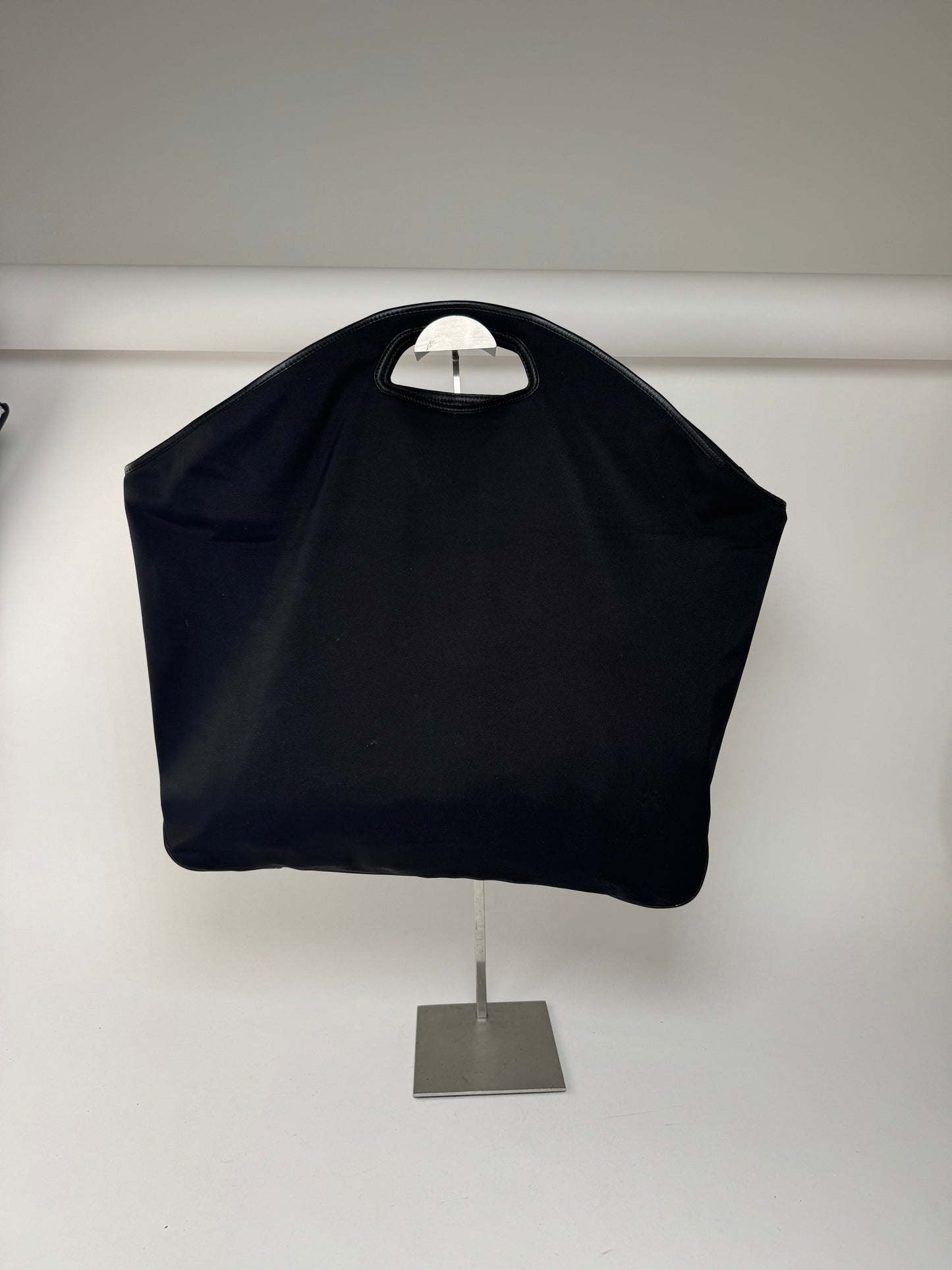 Vintage Loewe Madrid Leather neoprene bag navy black