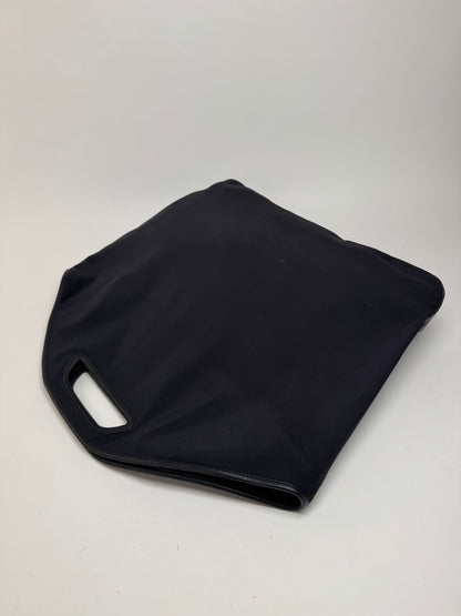 Vintage Loewe Madrid Leather neoprene bag navy black