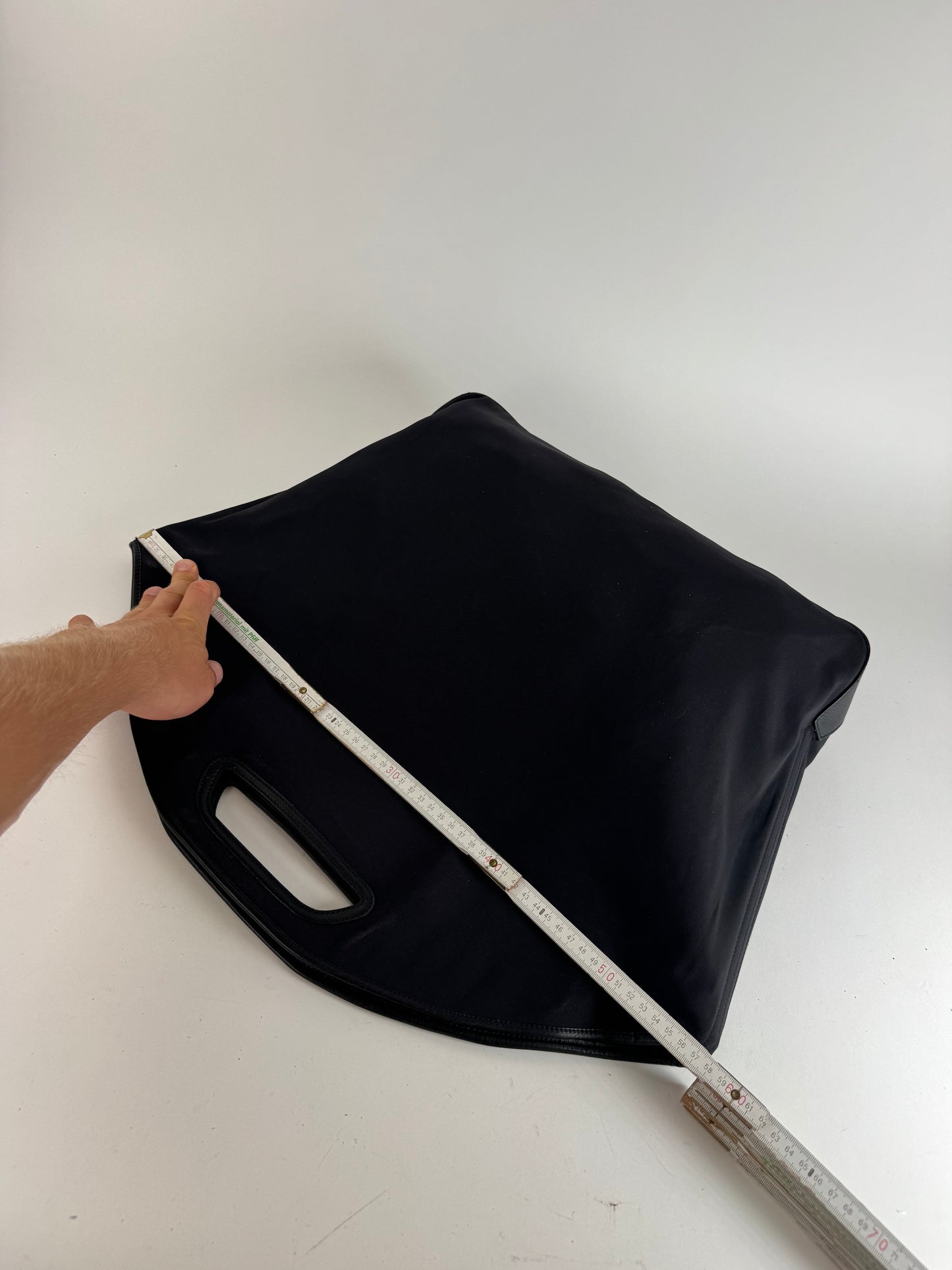 Vintage Loewe Madrid Leather neoprene bag navy black