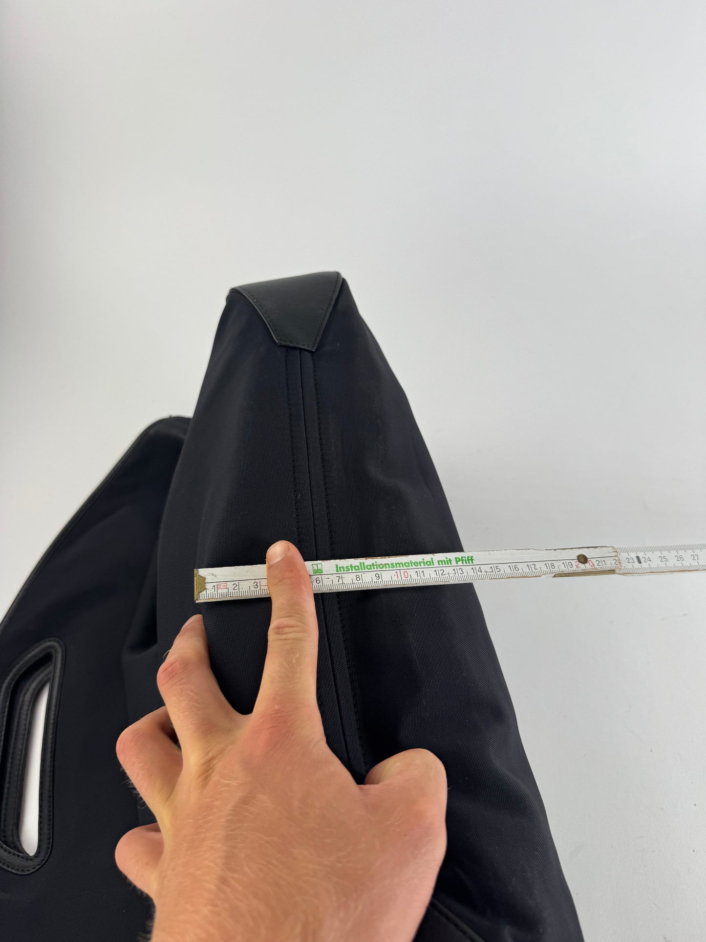 Vintage Loewe Madrid Leather neoprene bag navy black