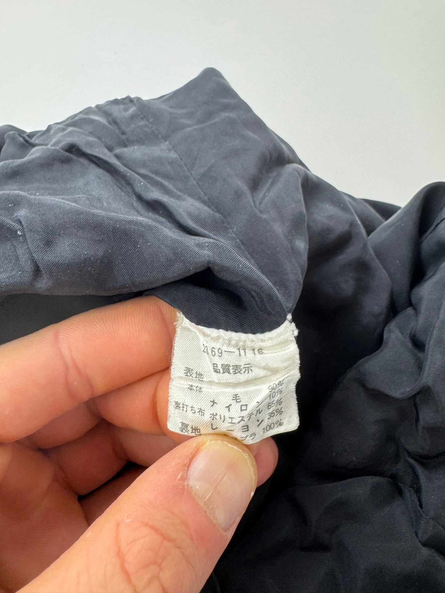 Vintage Balenciaga Polkadot Wool Dress Black Red 38/M