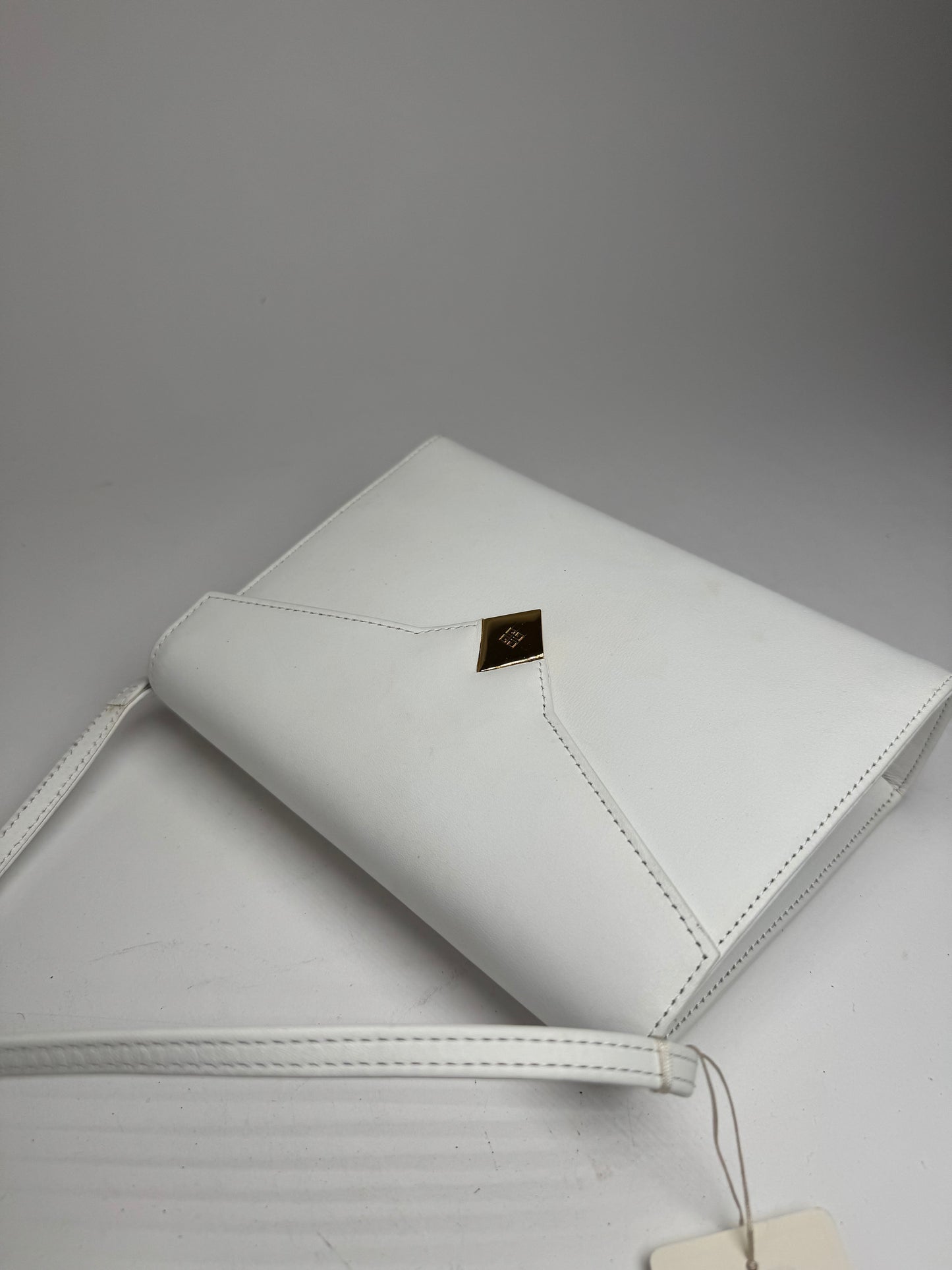 Vintage Givenchy 4G Leather Bag White
