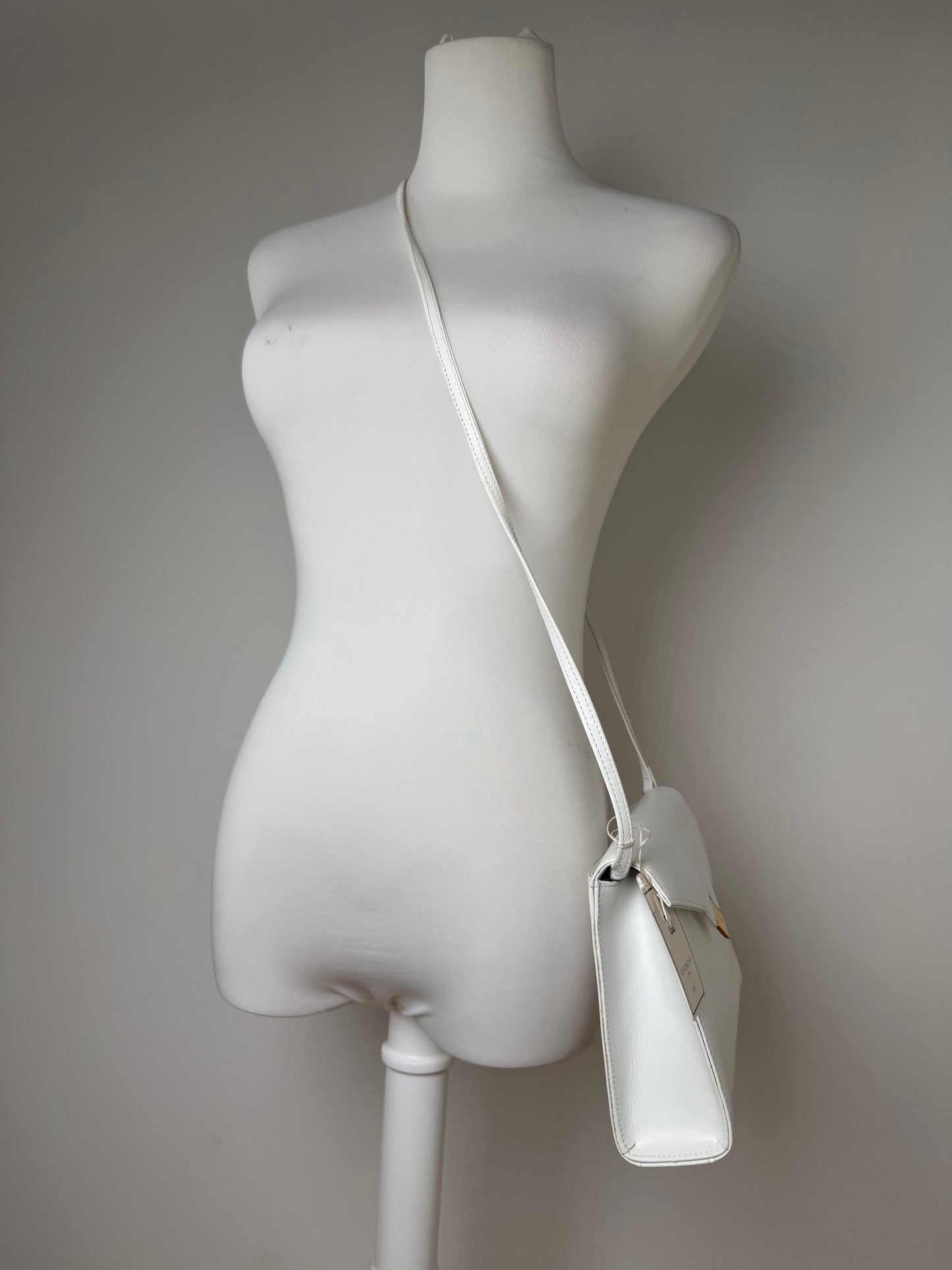 Vintage Givenchy 4G Leather Bag White