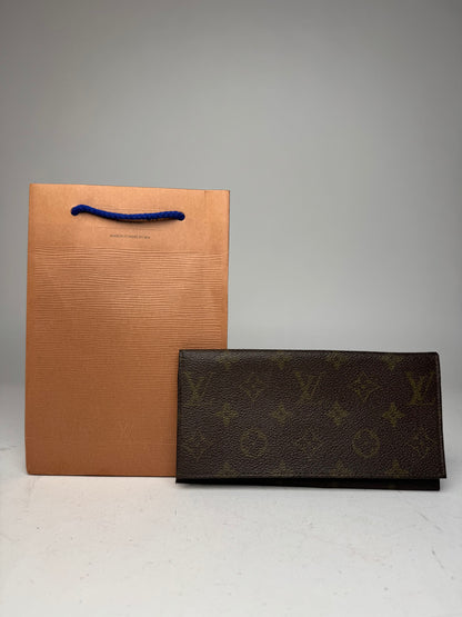 Vintage Louis Vuitton Monogram ID Holder / Card Holder Brown
