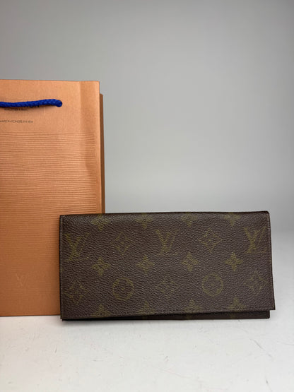 Vintage Louis Vuitton Monogram ID Holder / Card Holder Brown