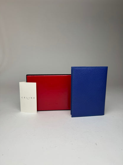 Vintage Celine Paris leather Card Holder / ID holder blue