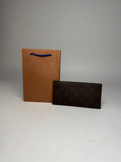 Vintage Louis Vuitton Monogram ID Holder / Card Holder Brown