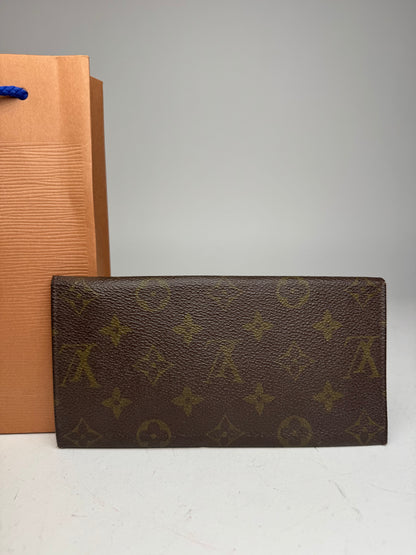 Vintage Louis Vuitton Monogram ID Holder / Card Holder Brown