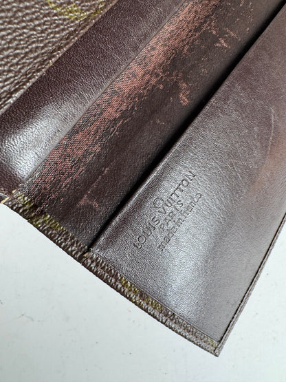 Vintage Louis Vuitton Monogram ID Holder / Card Holder Brown