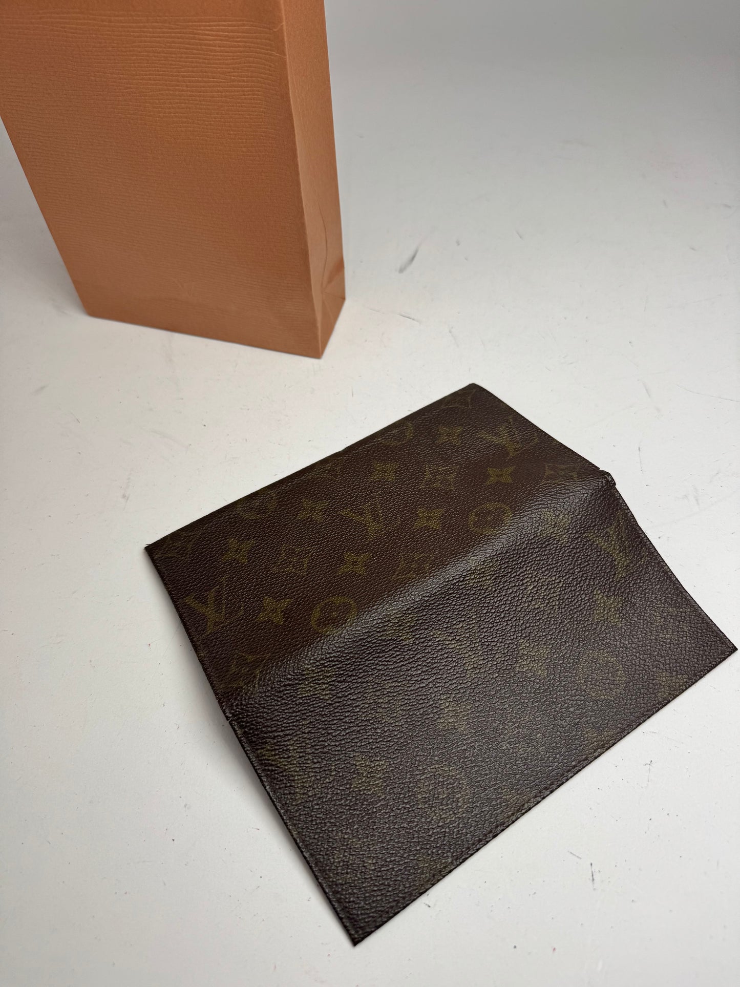 Vintage Louis Vuitton Monogram ID Holder / Card Holder Brown